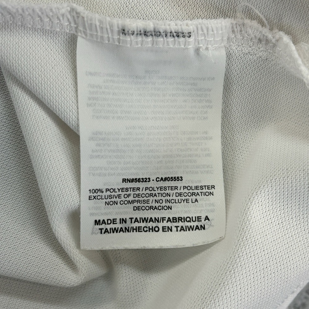 Nike Polo Shirt Mens XL White Striped TPC Sawgrass Players Championship Golf - Picture 12 of 16